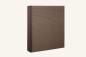 Preview: Folder standing brown with small graphic floral pattern